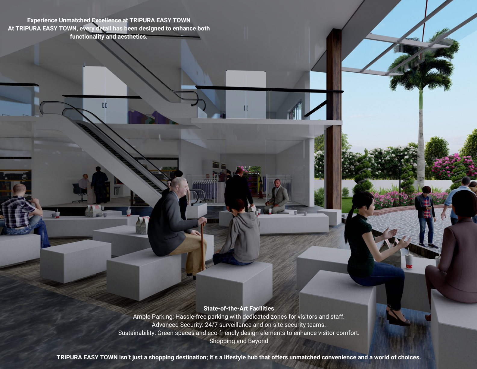 Lobby / Seating Render