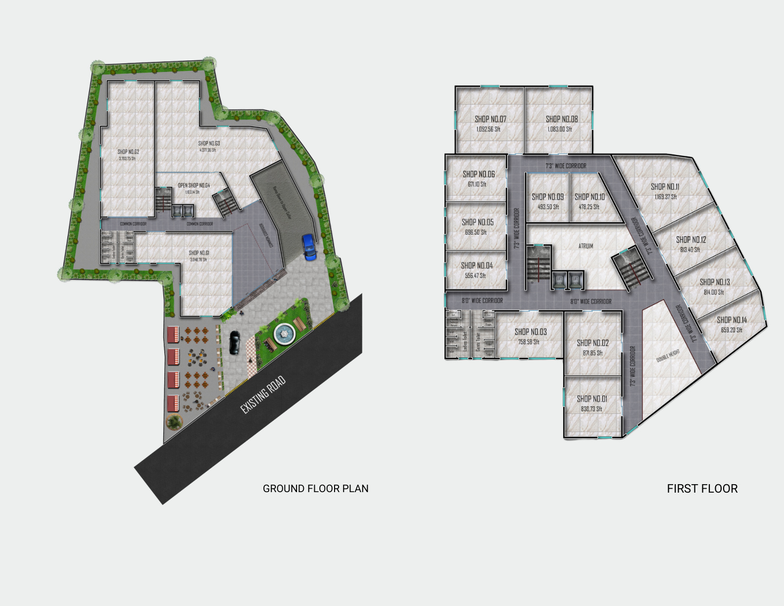 Ground & First Floor Plans
