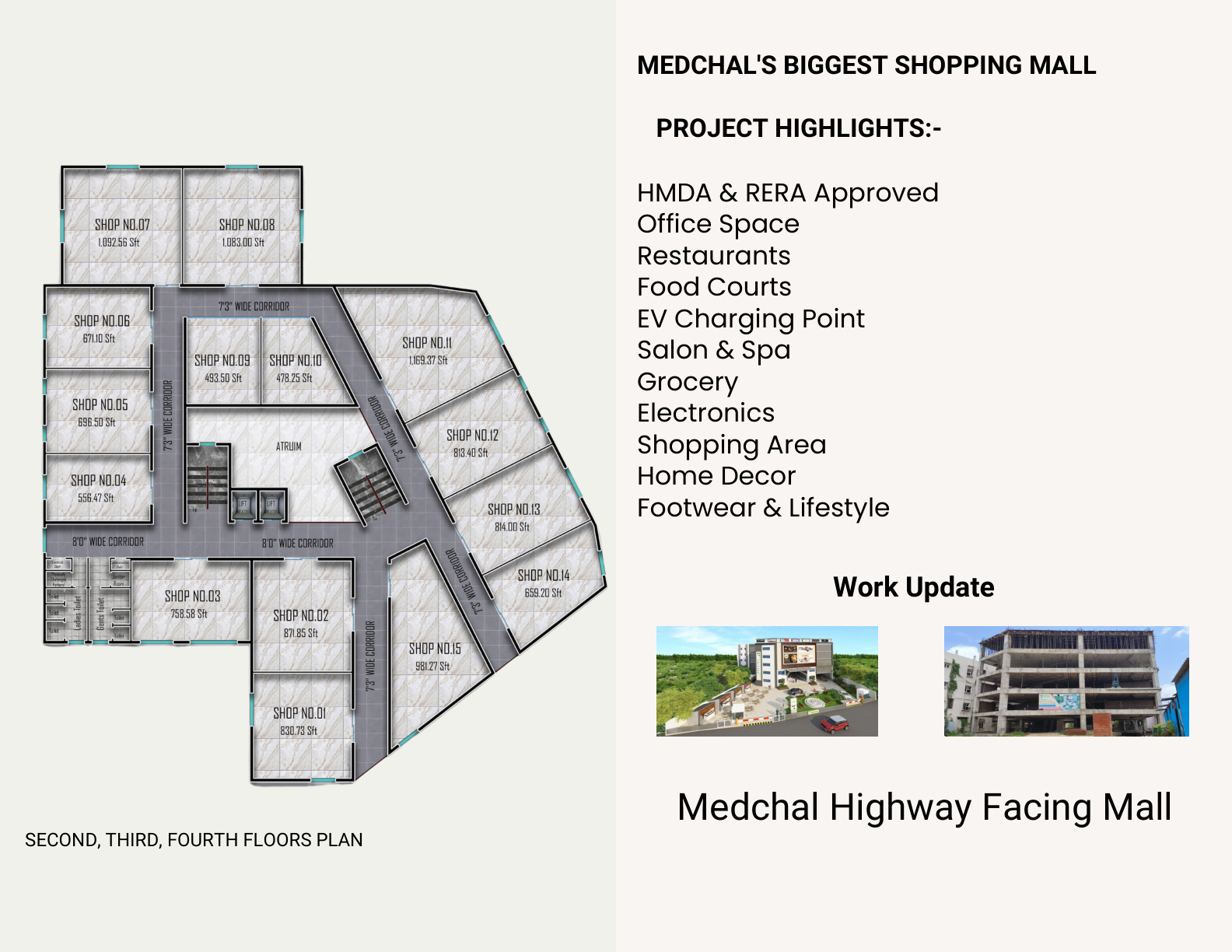 Upper Floors Plan & Highlights
